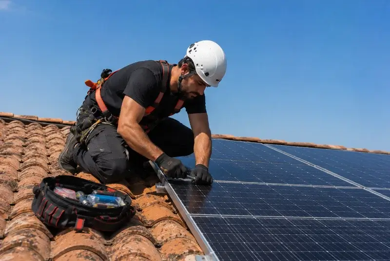 Maintenance et monitoring de panneaux solaires à Pont-d'Ain